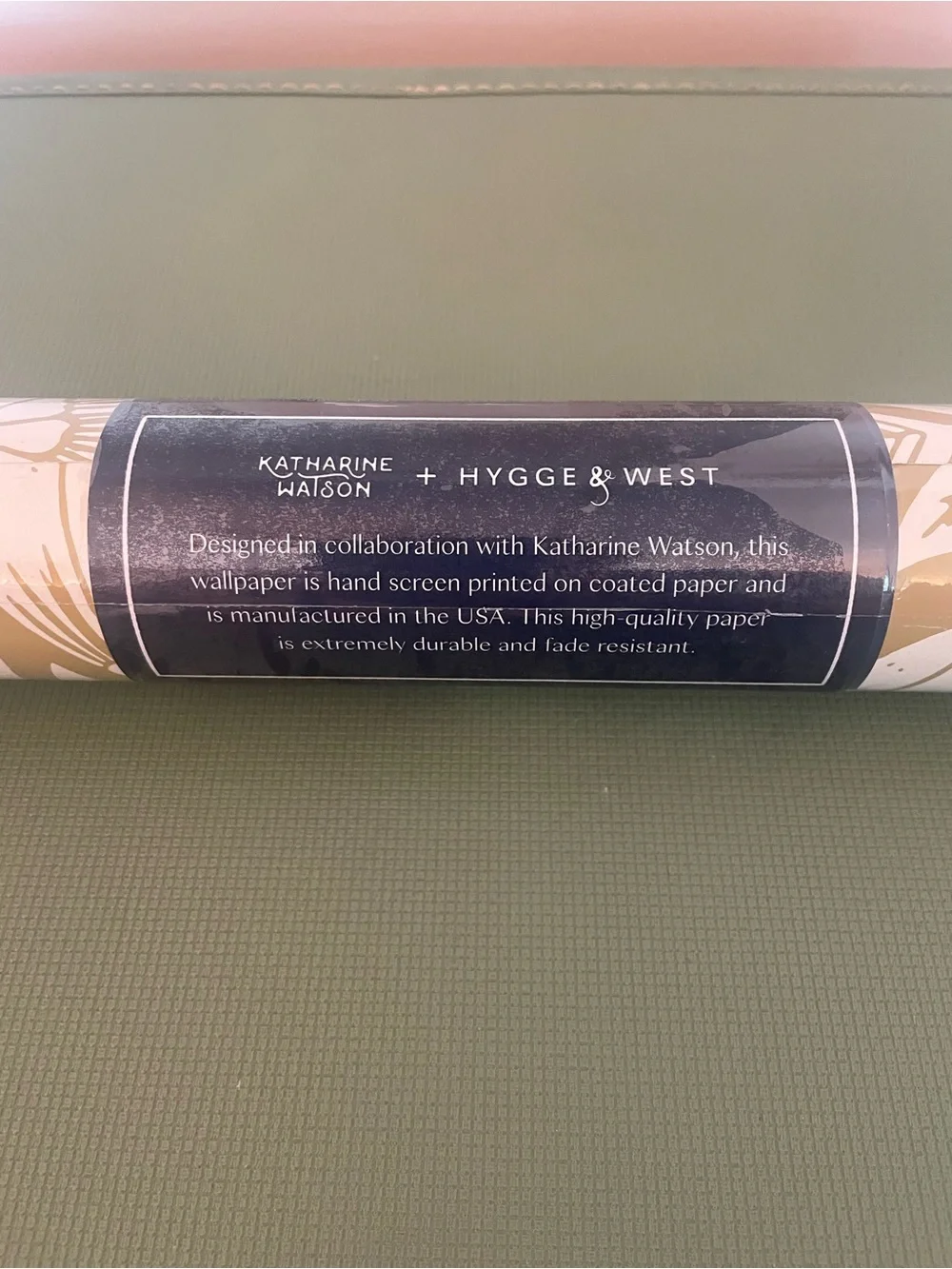 Hygge & West Conservatory Floral Wallpaper in Bronze and Cream